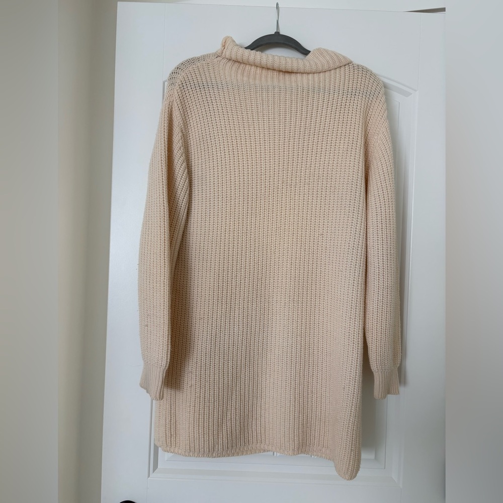 Wilfred Cream Cowl Neck Sweater Dress